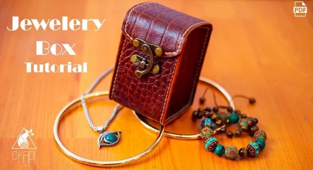 Выкройка кожаная мини-шкатулка для драгоценностей Mini Jewellery Box